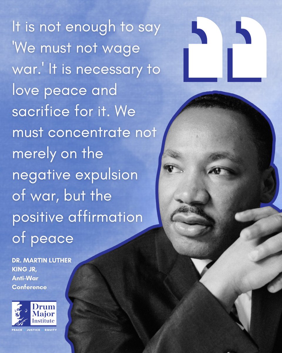 True peace demands a committed, positive pursuit of justice and harmony.