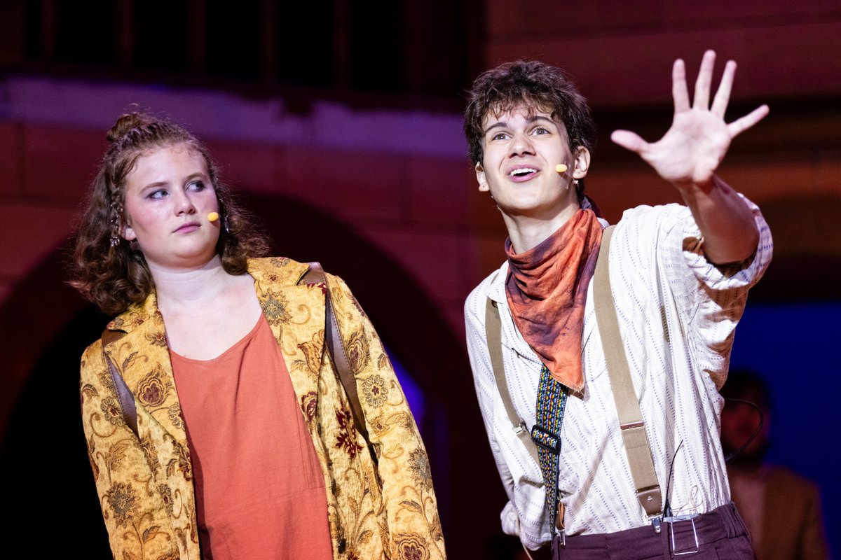 OmahaPubSchool's tweet image. The "Hadestown: Teen Edition" performance is this weekend! 🎭 The summer musical runs June 27 and 28 at 7 p.m. and June 29 at 2 p.m. at @OPS_Burke. Here's a sneak peek 👀. It's not too late! Get your free tickets here: bhsne.booktix.com/dept/BHSTD/e/H…