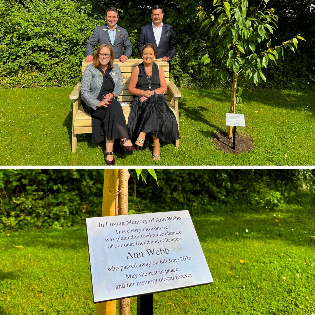 Castleknock Hotel (@cknock_hotel) on Twitter photo This cherry blossom tree is planted in loving memory of our dear friend and colleague, Ann Webb, who sadly passed away on 6th June 2025. A cherished member of our <a href="/FBDHotels/">FBD Hotels & Resorts</a> family and <a href="/SunsetBeachClub/">Sunset Beach Club</a>. May this peaceful spot keep her memory alive and forever in bloom. This cherry blossom tree is planted in loving memory of our dear friend and colleague, Ann Webb, who sadly passed away on 6th June 2025. A cherished member of our <a href="/FBDHotels/">FBD Hotels & Resorts</a> family and <a href="/SunsetBeachClub/">Sunset Beach Club</a>. May this peaceful spot keep her memory alive and forever in bloom.