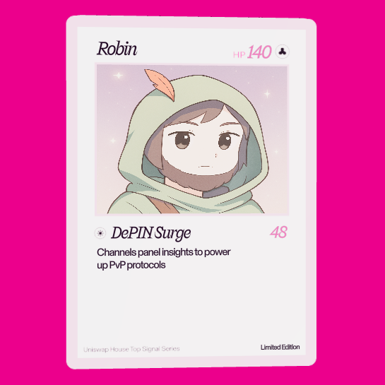 Just pulled a grail

Check out my <a href="/Uniswap/">Uniswap Labs 🦄</a> trading card 🦄