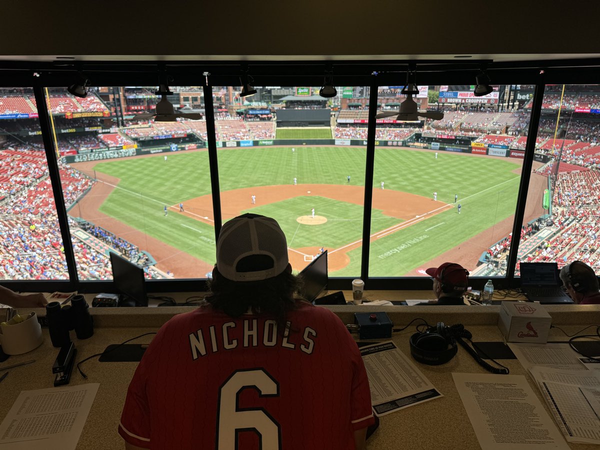 Ben Boyd (@benboydstl) on Twitter photo Joe Nichols joins John Rooney in the booth now on <a href="/KMOXSports/">KMOX Sports</a> @cardinals broadcast #STLCards Joe Nichols joins John Rooney in the booth now on <a href="/KMOXSports/">KMOX Sports</a> @cardinals broadcast #STLCards