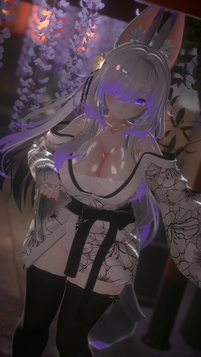DatOneDoge_VRC's tweet image. I didnt think this kimono would be so hot, im sweating bullets over here