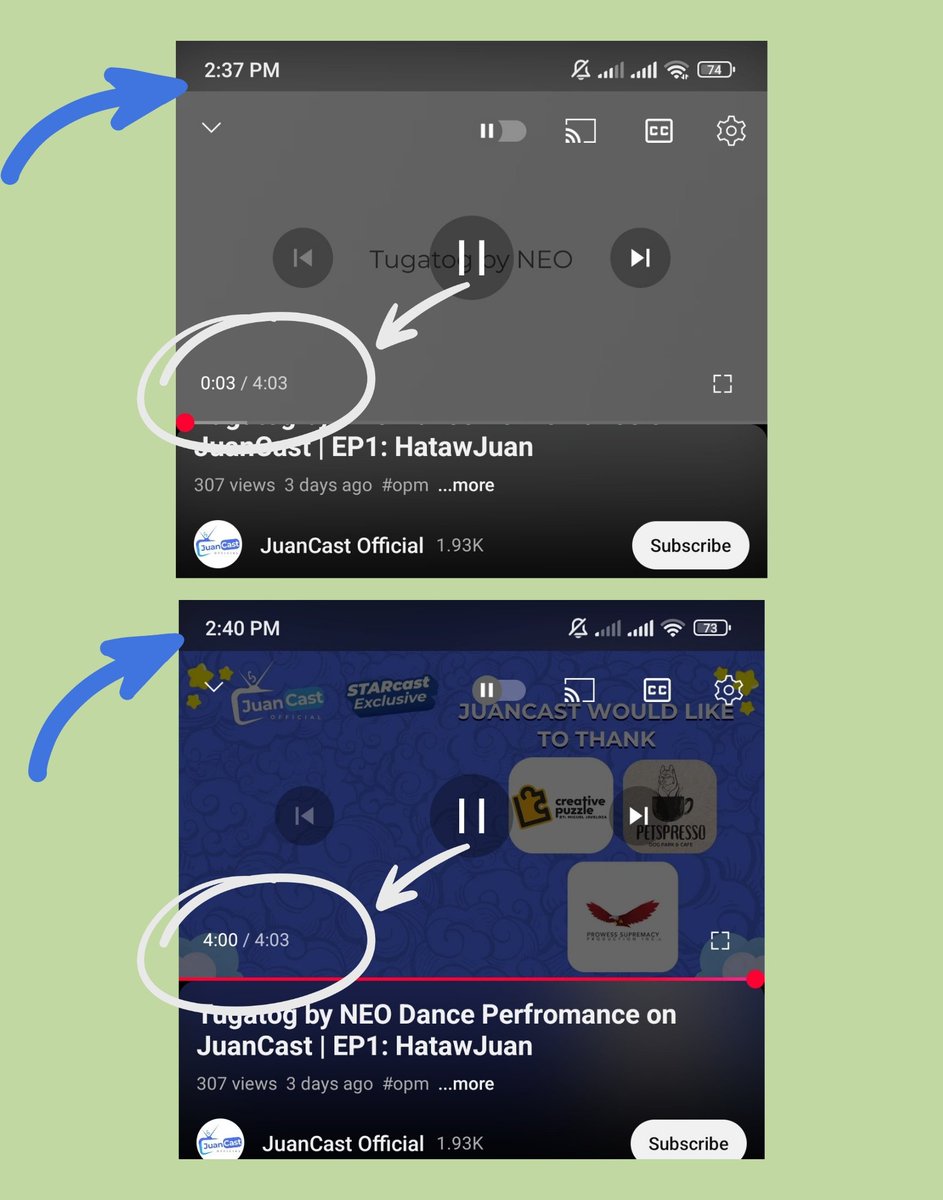 [D-3] 30 Days Challenge 🌟

📝 How to Join:
✓ Reply with your entry and attach 2 screenshots per stream
✓ Make sure the Timestamp is visible at the start and end of the song. 
(see sample screenshots)
✓ Deadline is until 11:59PM

#NEO_PH #ReadyGlow 
#30DaysChallenge #NEON_Day3