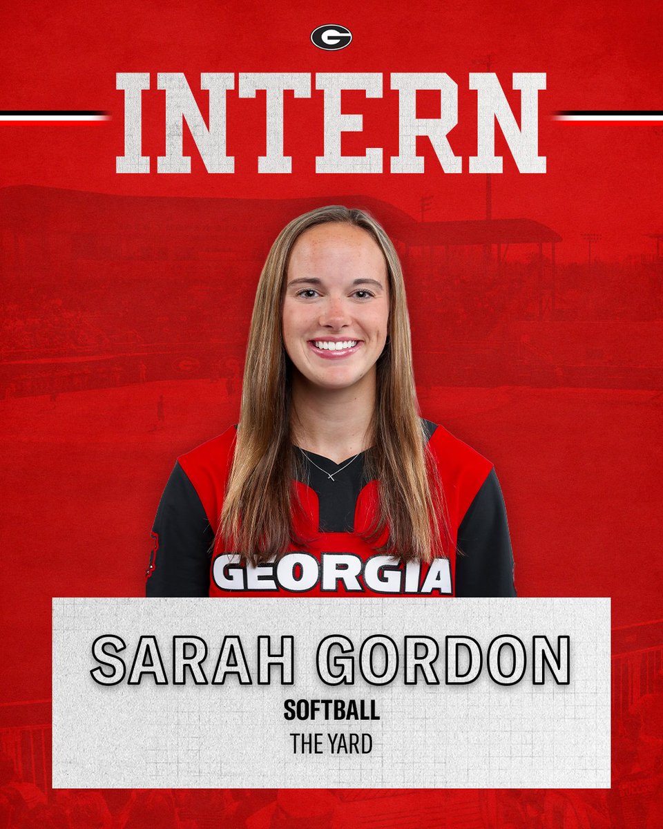 Congratulations to Sarah Gordon of <a href="/UGASoftball/">Georgia Softball</a> on securing an internship with The Yard! Sarah is working to complete her undergraduate degree in Exercise and Sport Science from <a href="/ugamfecoe/">UGA Mary Frances Early College of Education</a>. Congrats, Sarah!