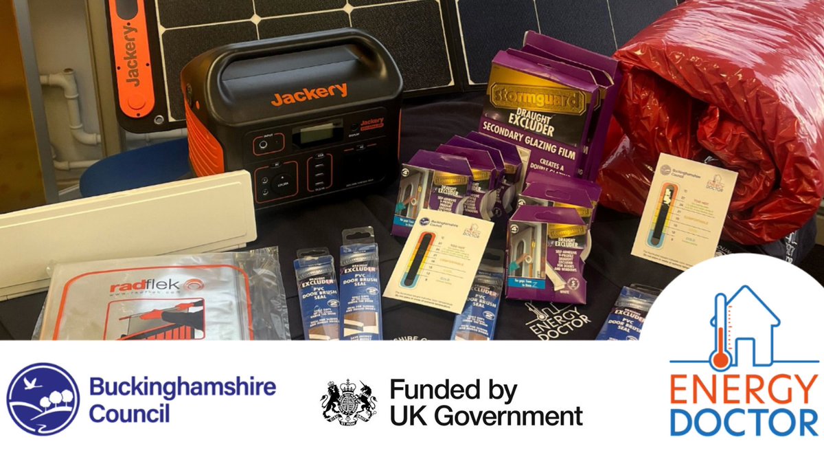 Great news! Our free Energy Doctor scheme is being extended to help even more households in Bucks. Extra funding means we can offer more visits – check if you’re eligible and request your free visit today – orlo.uk/EMJ7h