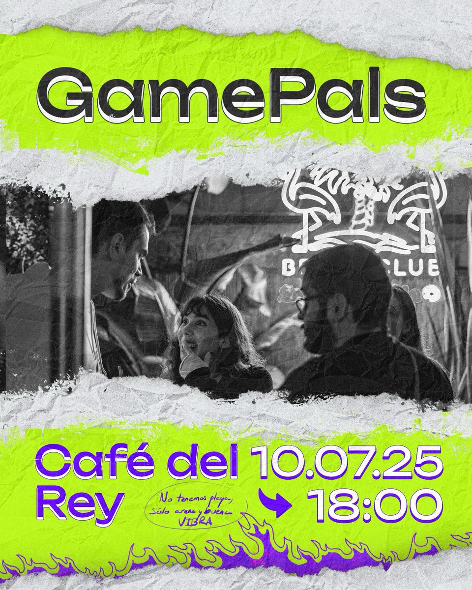 Como nos parecía poco… Aquí tenemos la siguiente edición de Game Pals! Donde siempre y como siempre‼️ Nos vemos el 10 de julio 🔥
