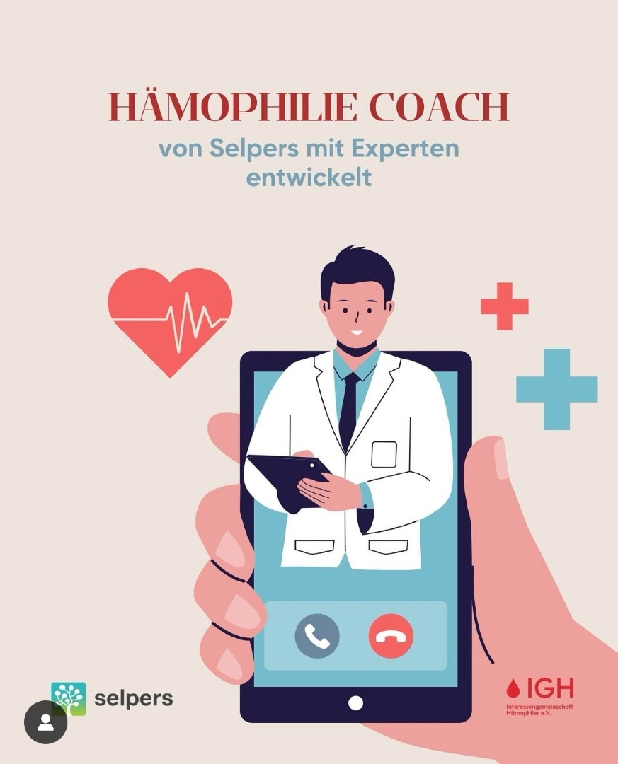 Dein Hämophilie Coach begleitet dich!
f.mtr.cool/mbtcjqpelf
Oder finde auf  f.mtr.cool/cpvqvnpesm noch weitere individuelle Infos zu Hämophilie, Therapien und Alltagstipps. Vertrau auf den Coach und die IGH. #hämophilie #igh #selpers #hämophiliecoach #vWD