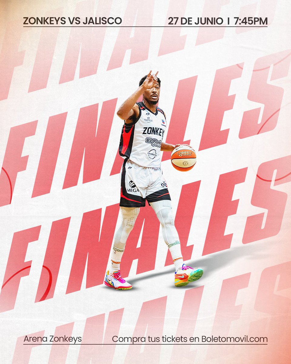¡MAÑANA JUGAMOS EN CASA!❤️‍🔥

🎟️Ya disponibles boletos para el juego 5️⃣ de las finales en Arena Zonkeys🦓

🔗Adquiere tus boletos en Boletomovil y taquillas de Arena Zonkeys y continuemos escribiendo historia