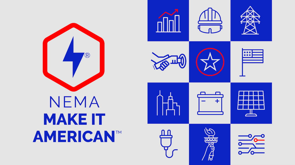 NEMA (@nemaupdates) on Twitter photo NEMA’s Make It American™ Program is powering a new era of domestic manufacturing leadership. In her new <a href="/WashTimes/">The Washington Times</a> op-ed, NEMA President & CEO Debra Phillips explains how U.S. electrical manufacturers are rising to meet today’s urgent infrastructure demands through domestic NEMA’s Make It American™ Program is powering a new era of domestic manufacturing leadership. In her new <a href="/WashTimes/">The Washington Times</a> op-ed, NEMA President & CEO Debra Phillips explains how U.S. electrical manufacturers are rising to meet today’s urgent infrastructure demands through domestic