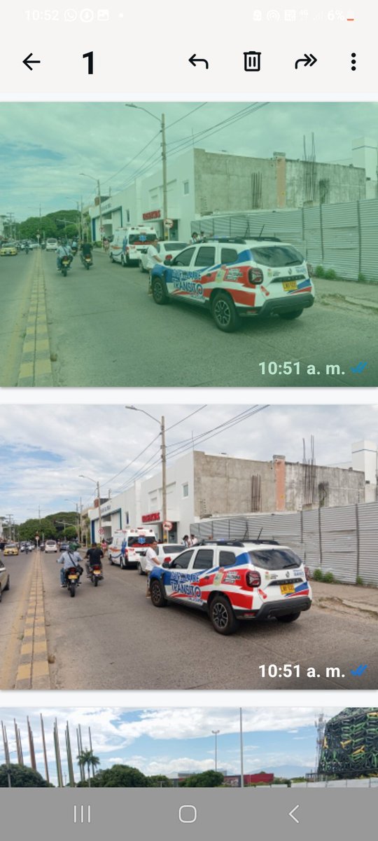 PERFIDIA en TRANSITO <a href="/Valledupar_Col/">Valledupar</a>.

Esta Atracadora Móvil me acaba de poner un comparendo en LA PUERTA de URGENCIA de la CLINICA CESAR, donde estoy esperando la SILLA DE RUEDAS para movilizar a mi hermano.

El delincuente ni siquiera bajó el vidrio para escuchar la explicacion