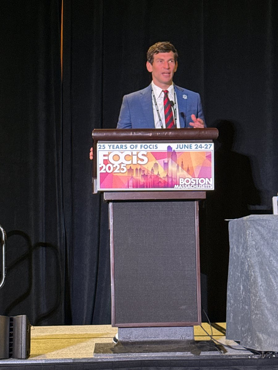 Join us in Salons F-G for the Thursday keynote - Dr. Fajgenbaum!

#focis2025