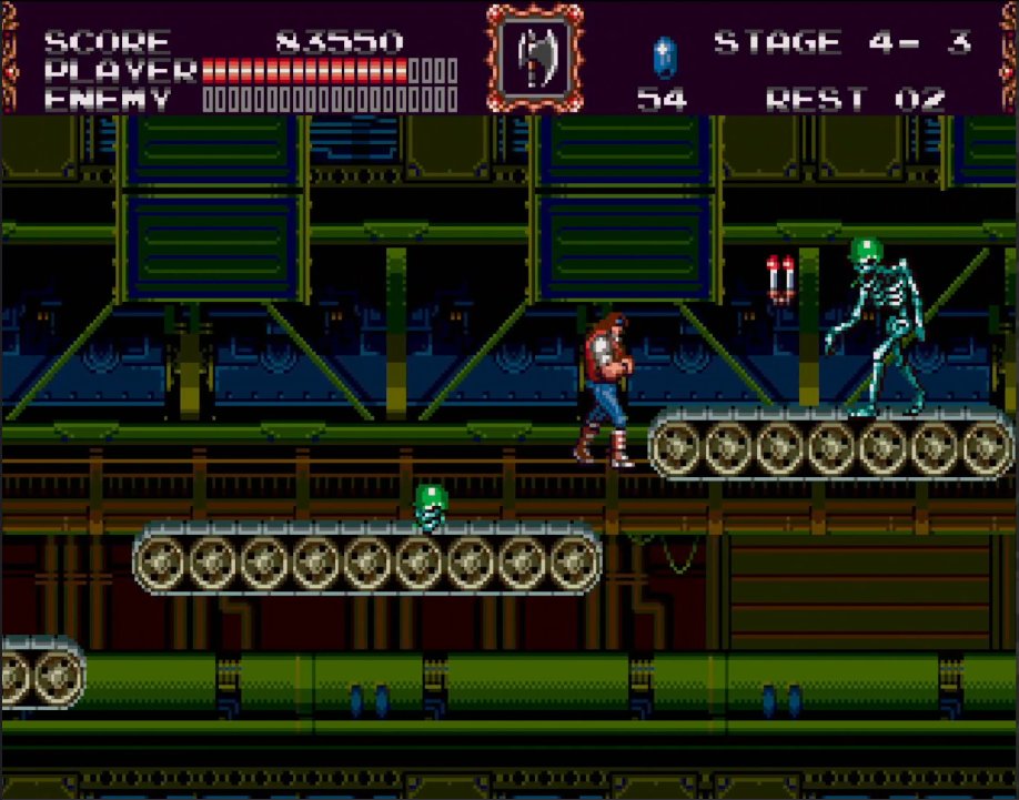 SkeletonsinVGs's tweet image. Castlevania Bloodlines (Mega Drive, 1994)