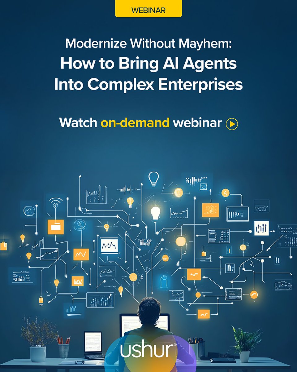 Missed our live webinar on #AIAgents in complex enterprises? Watch the on-demand recording for expert insights on safe, strategic #AI adoption in regulated industries from Ushur’s Henry Peter and Vijayendra Shamanna. hubs.la/Q03tF2tc0 #AgenticAI #AIAgent #EnterpriseAI #CX