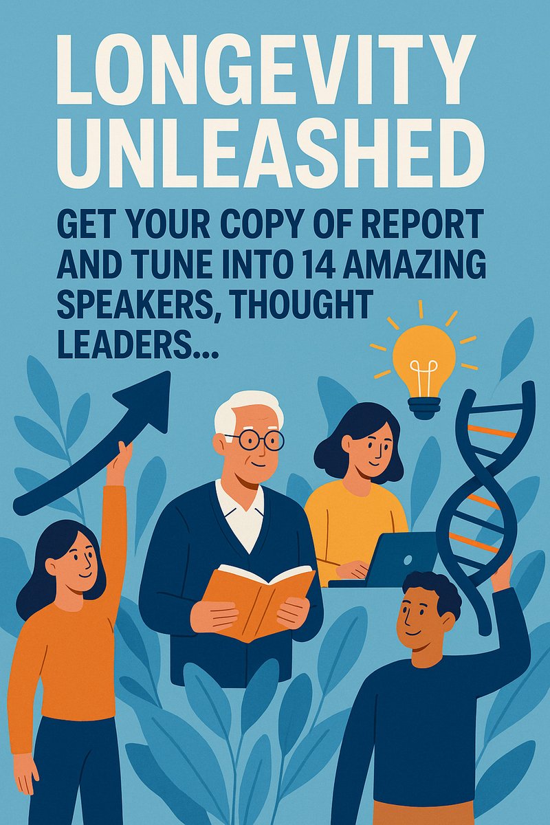 PHfirstMarsNext's tweet image. Longevity Unleashed is Out Now!  
Unlock insights from 14 experts on health, science, &amp;amp; the future of longevity.  
Discover trends, innovations &amp;amp; what&apos;s next.  
Download the report &amp;amp; watch now 👉 tinyurl.com/yv93pdrw  
#LongevityUnleashed #Healthspan #Innovation