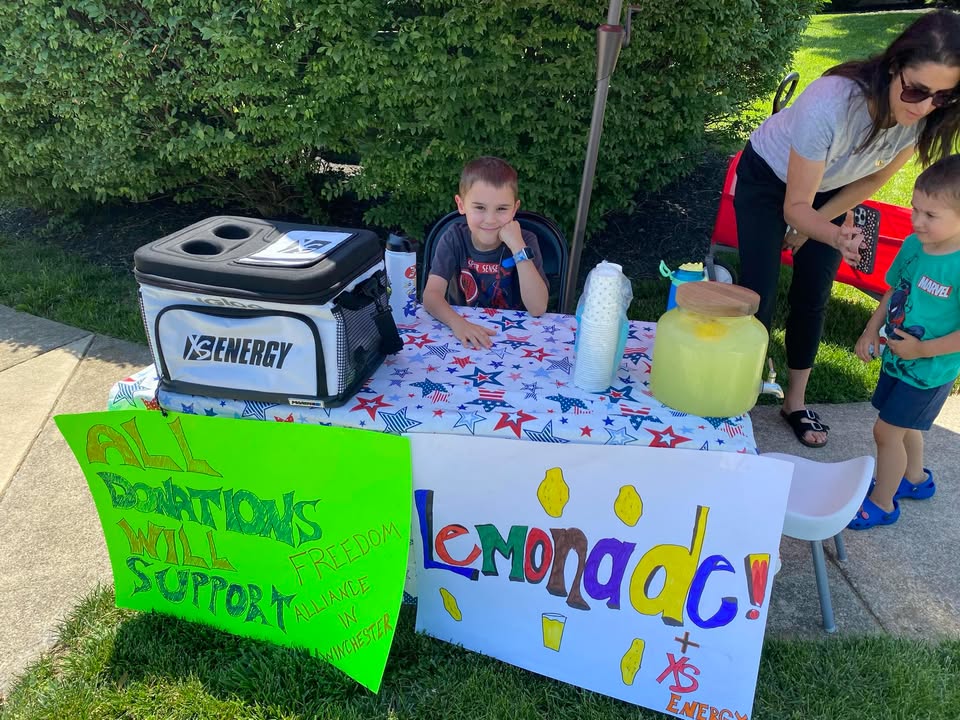 🍋 How sweet is this?

A proud Army veteran and his two sons (ages 6 &amp; 3!) set up a lemonade stand this weekend and raised $100—all to support Freedom Alliance! 🇺🇸

We're so honored to be part of your family's mission to give back. Thank you for your service, your generosity, and