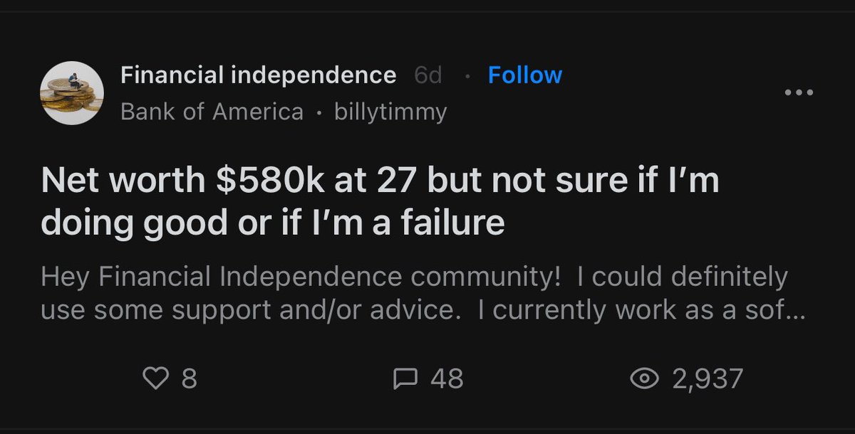 the rat race is a race to unhappiness

net worth != self worth