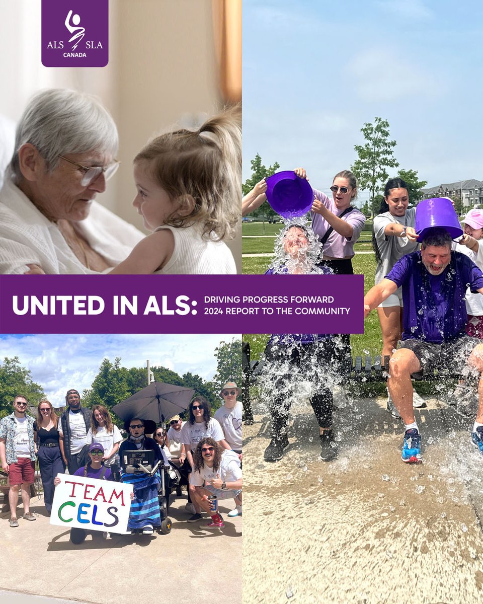 ALSCanada's tweet image. We’re proud to share our 2024 Annual Report, United in ALS: Driving Progress Forward. Highlighting the strides we’ve made together, the report is a thank you for helping Canadians affected by ALS today and supporting progress toward #aWorldFreeOfALS. Read it here:…