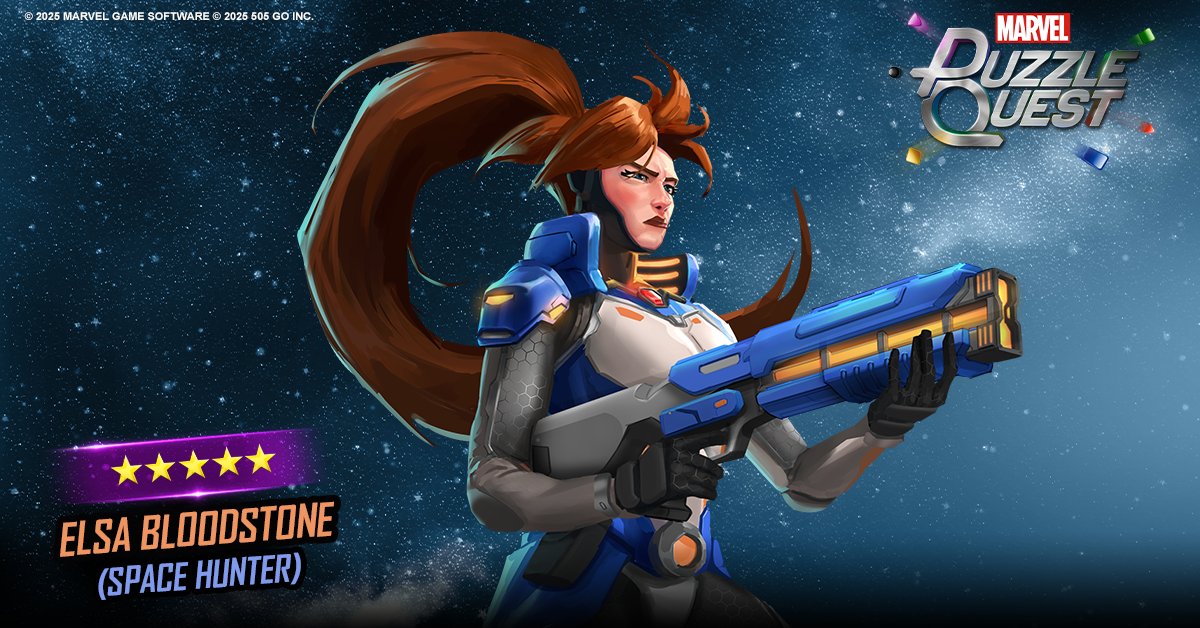 Elsa Bloodstone, Space Hunter!? Discover an original take on Marvel's resident monster expert and recruit 5-Star Elsa today!