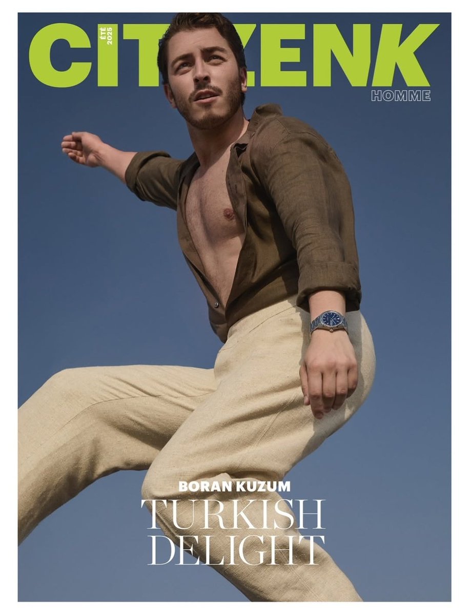 DiziciBagyan's tweet photo. Boran Kuzum, Citizenk dergisinin yeni sayısında 💫 https://t.co/136P3YzEQn