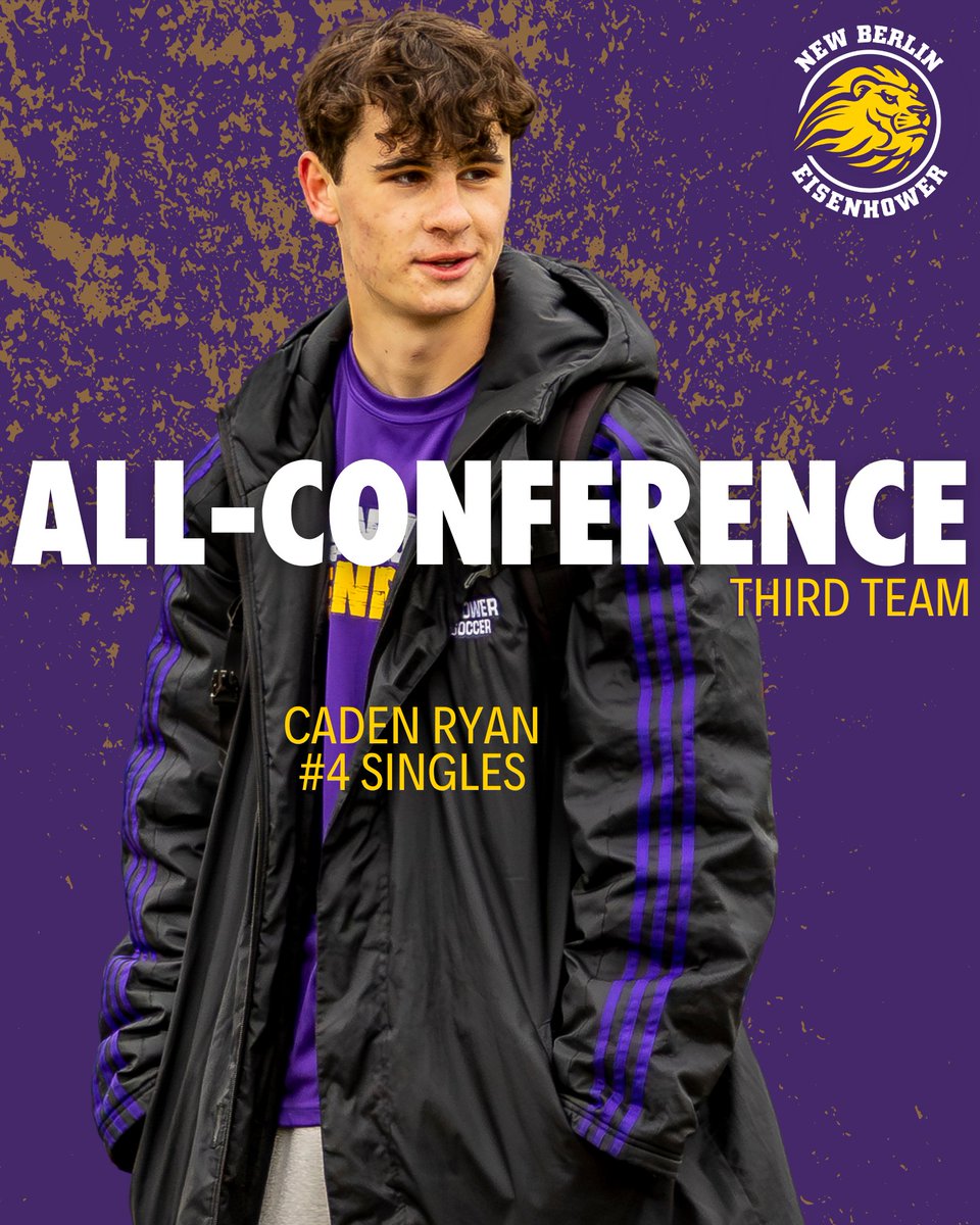 Congrats to Caden Ryan for earning 3rd Team All-Conference at #4 singles!