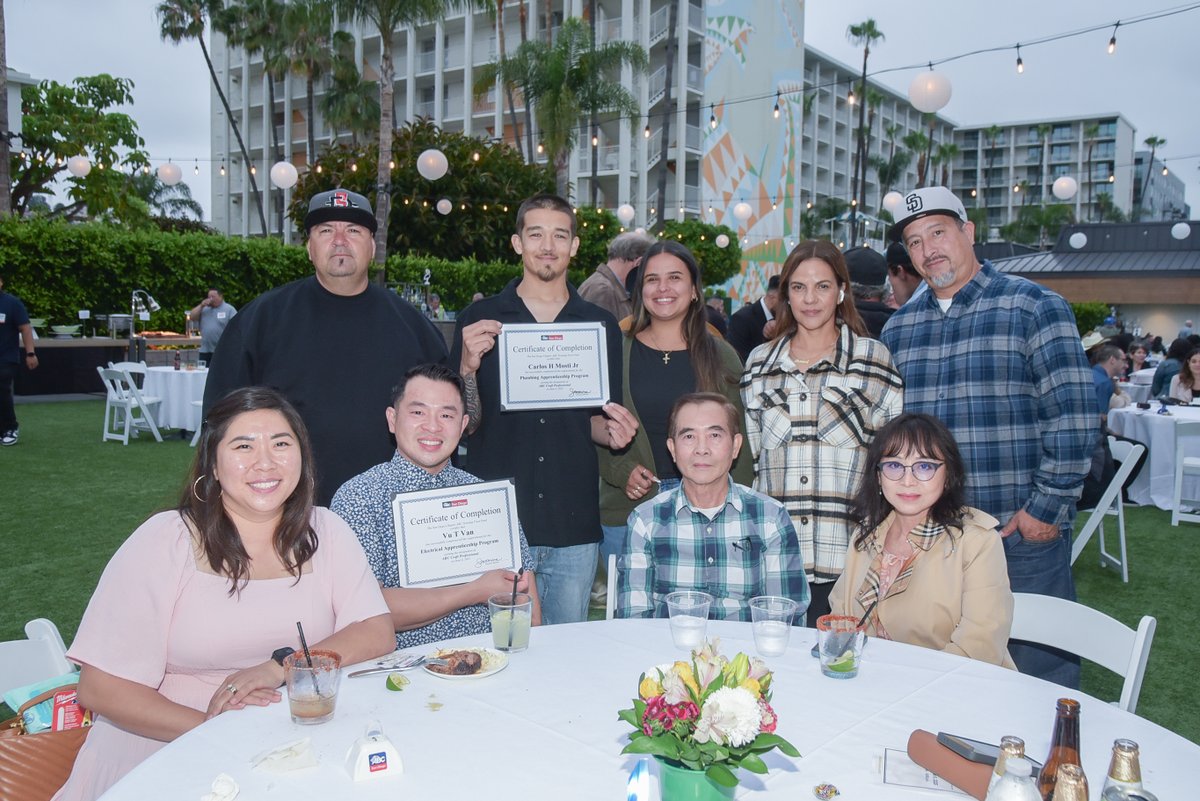 On June 6th, ABC San Diego held our Graduation Ceremony to celebrate the graduating Class of 2025. This year's class included 113 apprentices and trainees!

Photos from the event are now available! To view and download, visit abcsd.org/event-photos.

#abcmeritshopproud