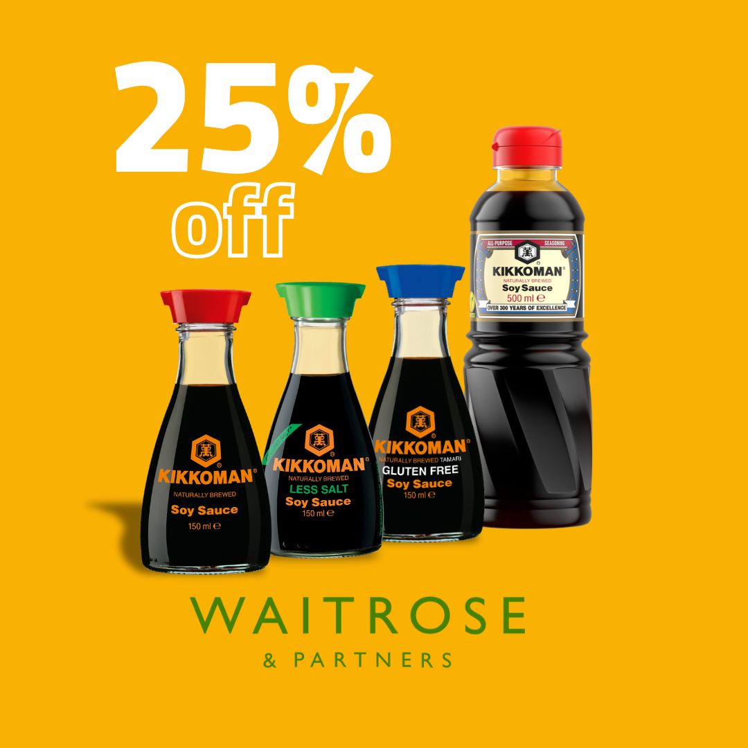 KikkomanUK's tweet image. 🚨 Save 25% on selected Kikkoman soy sauces at @waitrose, including our classic Soy Sauce, Less Salt &amp;amp; Gluten Free Tamari.🥢Hurry, stock up now and save cash!

waitrose.com/ecom/shop/sear…

#Kikkoman #SoySauce #SpecialOffer #waitroseoffer