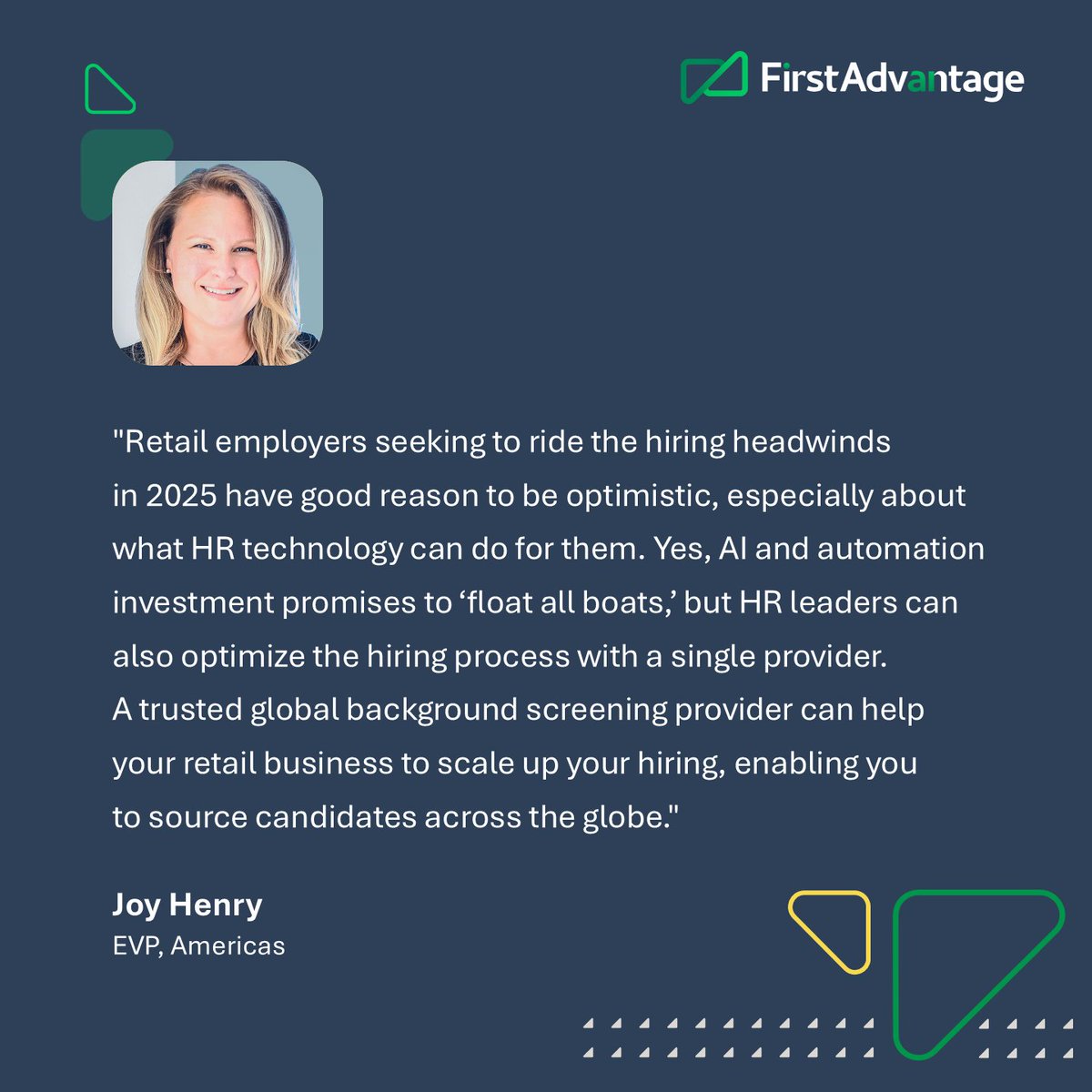Automation is not the only tool that leads to #HiringSuccess in 2025.

Joy Henry shares what can help #HRLeaders in the #RetailIndustry scale up their hiring while staying compliant. 

Learn more: fadv.com/blog/retailers….

#BackgroundScreening