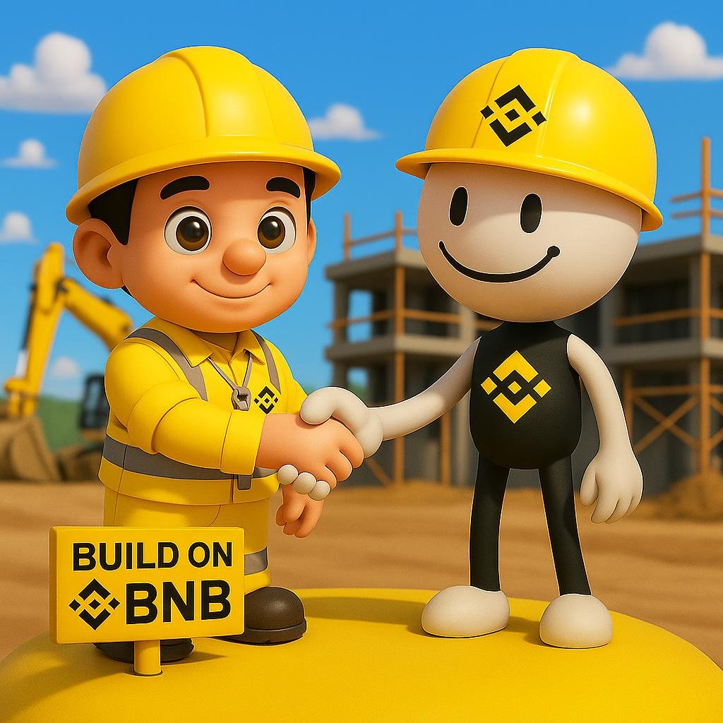 $BOB 🤝 $BBOB
Two builders, one vision. $BOB and $BBOB are officially partnering to strengthen the builder movement <a href="/BNBCHAIN/">BNB Chain</a> .

$BOB showed the power of community. $BBOB brought utility with Builders Talk, the Web3 messaging dApp. Together, we’re uniting communities, expanding