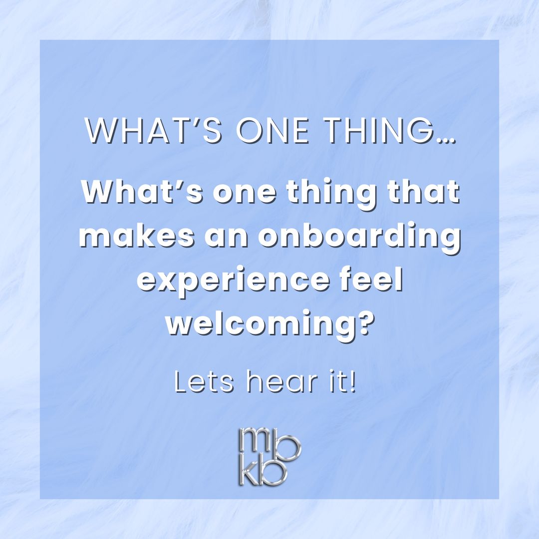 mbkbtraining's tweet image. 🤝 What’s one thing that makes an onboarding experience feel welcoming? ✨

First impressions matter! Is it a friendly intro call, a clear schedule, or that first message from your manager?

👇 Share your top tip for feeling included from day one.

#TeamThoughts #MBKB