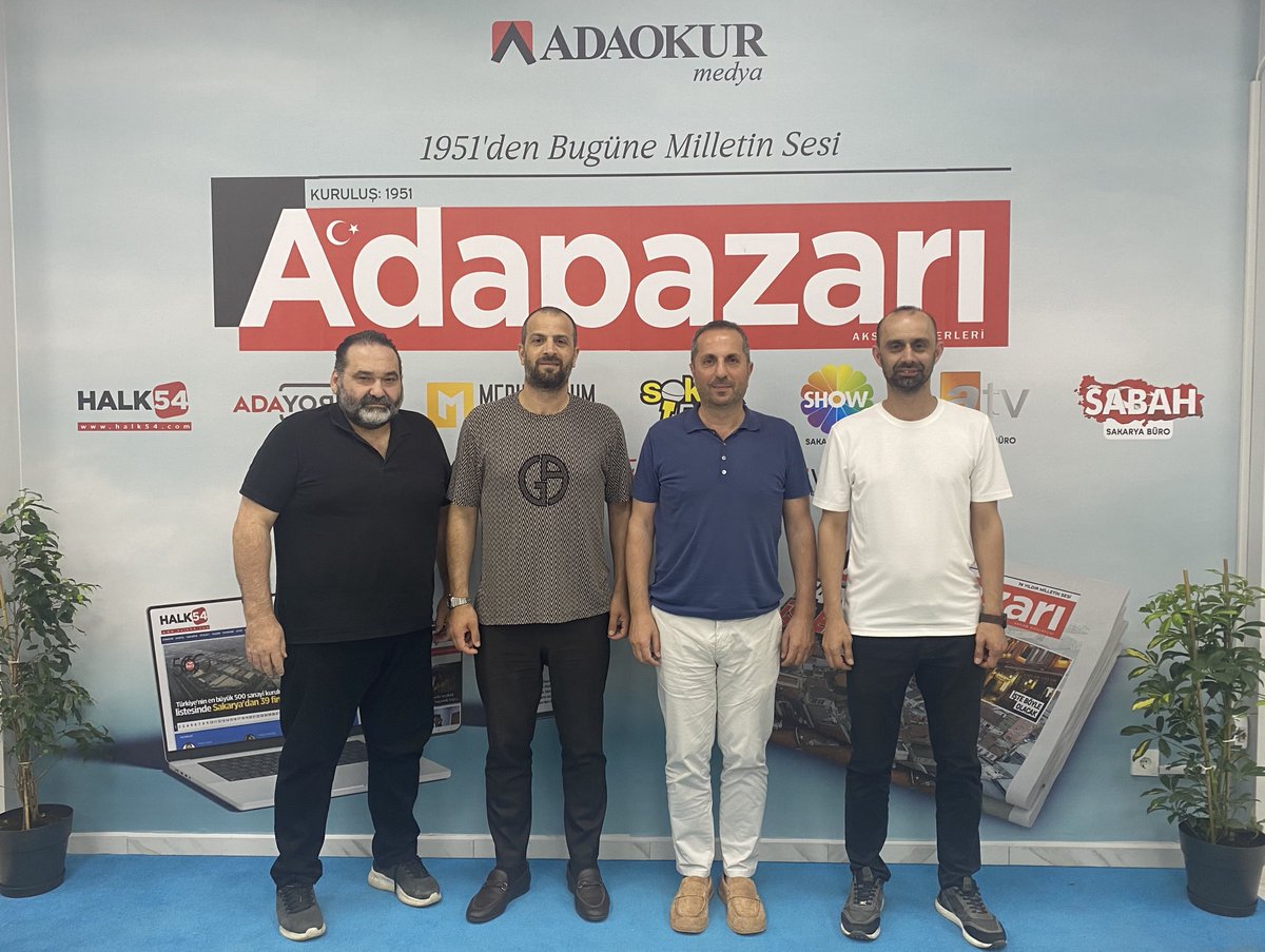 Sakarya Ticaret ve Sanayi Odası önceki dönem meclis başkanı ve yeni dönem meclis üyesi Talip Kuriş ile mevcut SATSO Meclis Başkan Yardımcısı Murat Ekşi, Ada Okur Medya Plaza’ya hayırlı olsun ziyareti gerçekleştirdi.

Medya grubumuz bünyesinde yer alan Adapazarı Gazetesi, Halk54,