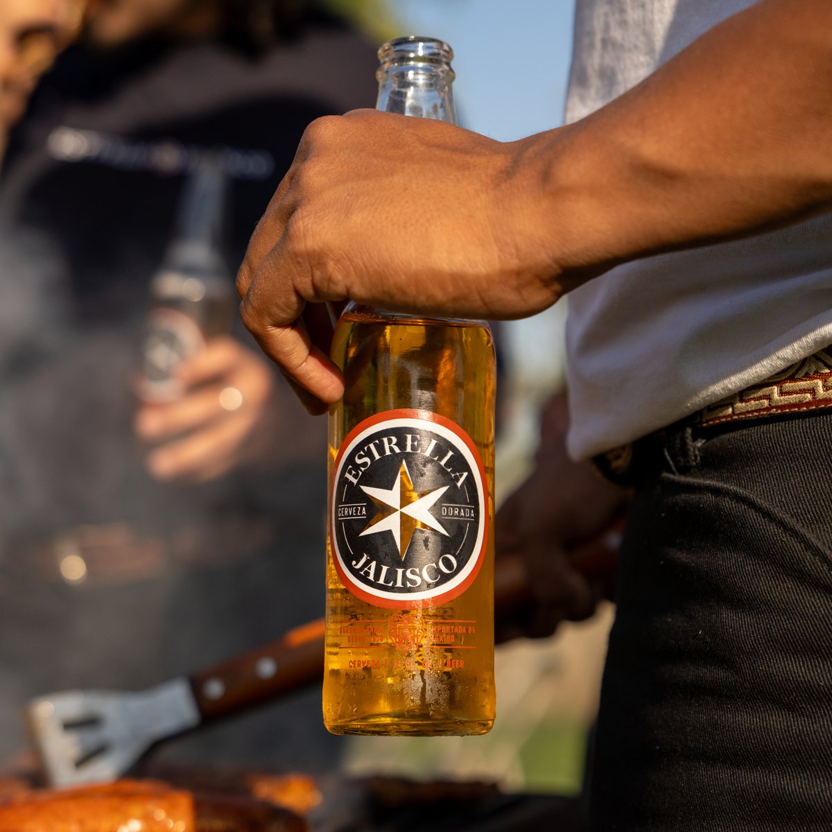 Using emojis, tell us what’s on the grill.