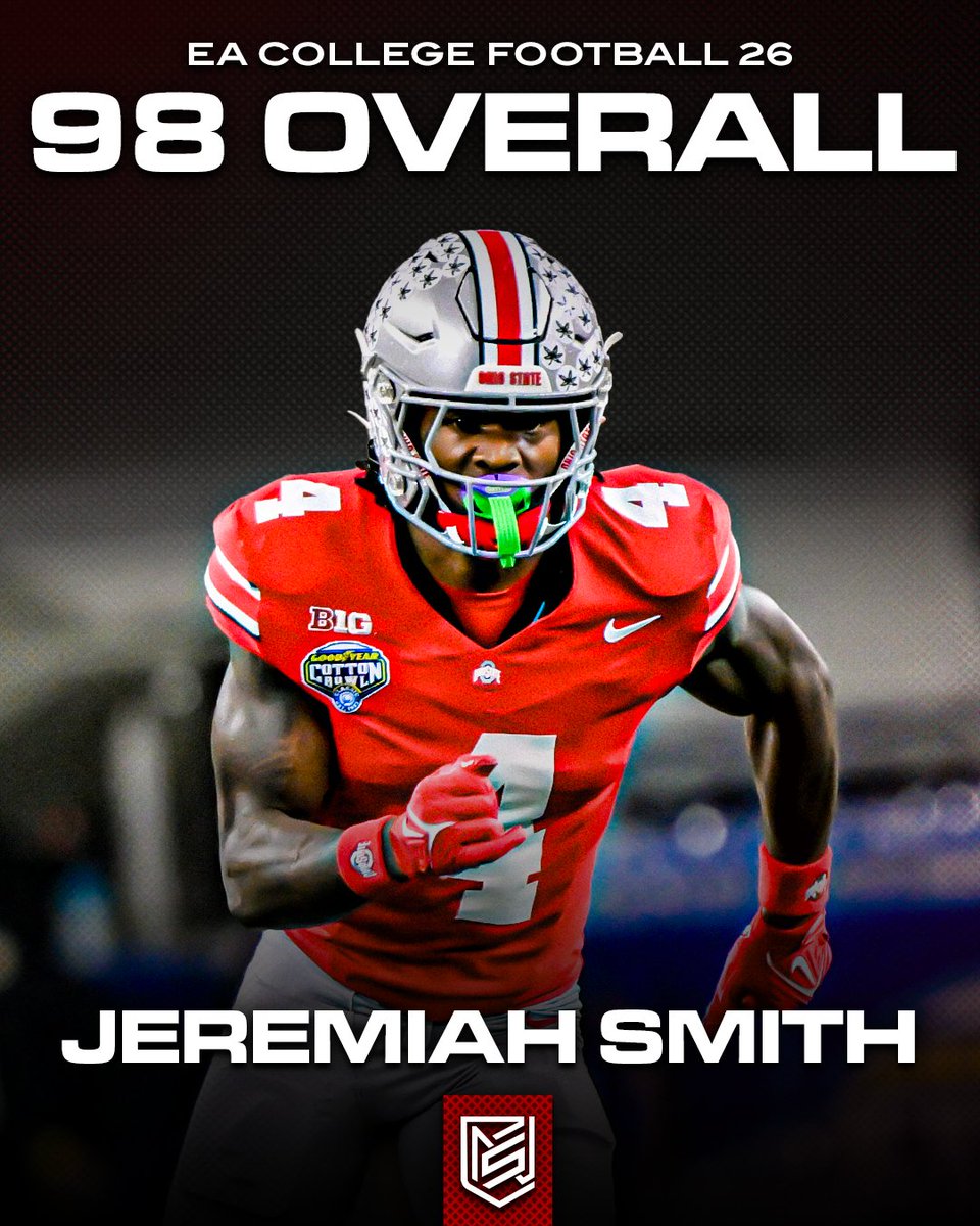 CFN365's tweet image. Does Jeremiah Smith deserve a 99 rating in EA College Football 26? 馃