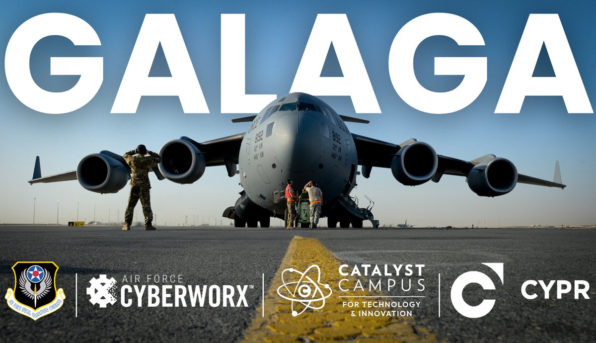 AFCyberWorx's tweet image. We recently partnered with AFSOC and CYPR AI to develop, #GALAGA, a Scenario Planning tool for Agile Combat Employment that uses #AI to help mission planners simulate scenarios and evaluate logistics outcomes.
 
🔗 Learn more: loom.ly/L5g2XXg
 
#T3 #MissionReady