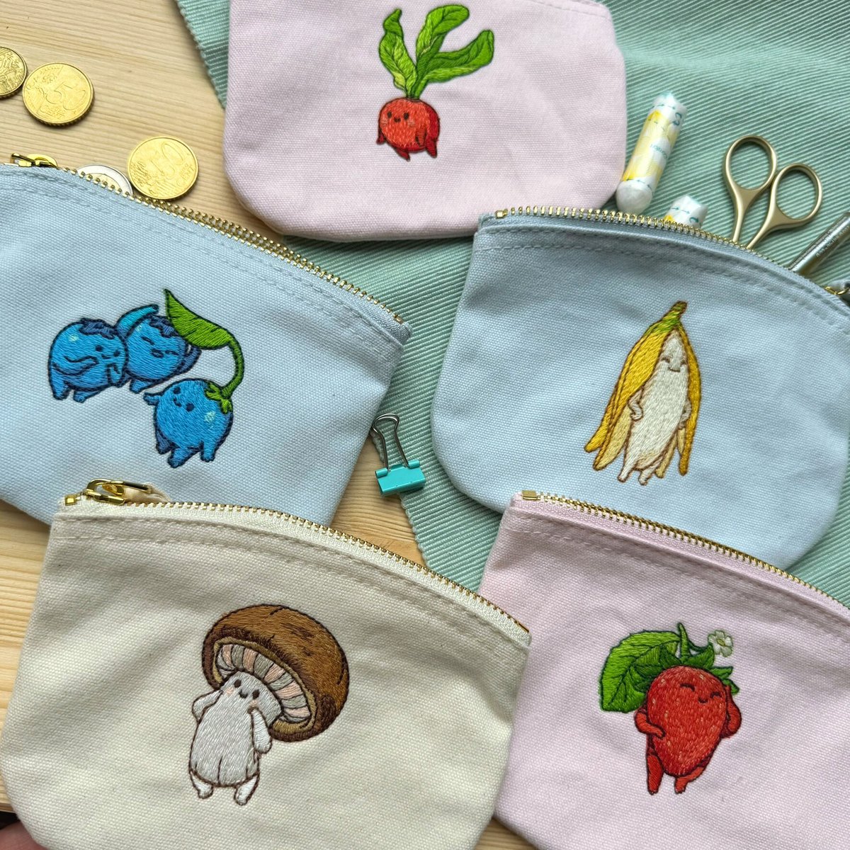 andthegrunlings's tweet image. 🌱 After testing the waters with these products on craft markets, I put the first couple of products with my embroidery online! You can choose out of 10 Grunling designs for now and I will open 1 slot per week for a new design request in case you have another favorite veggie.