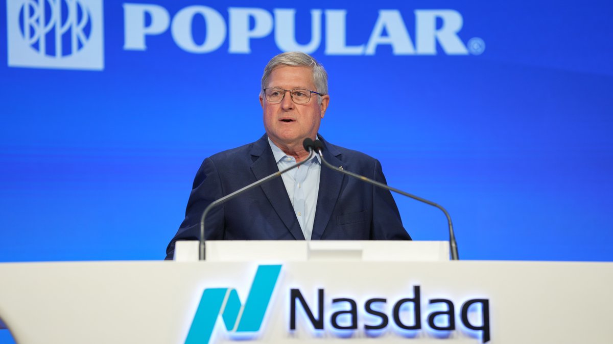 🏦 Putting people at the center of progress.

🎉 Banco Popular combines innovative technology and unrivaled customer service—founded in 1893, today <a href="/popular/">Banco Popular</a> is Puerto Rico’s biggest bank!

👋 Delighted to celebrate with you, $BPOP!