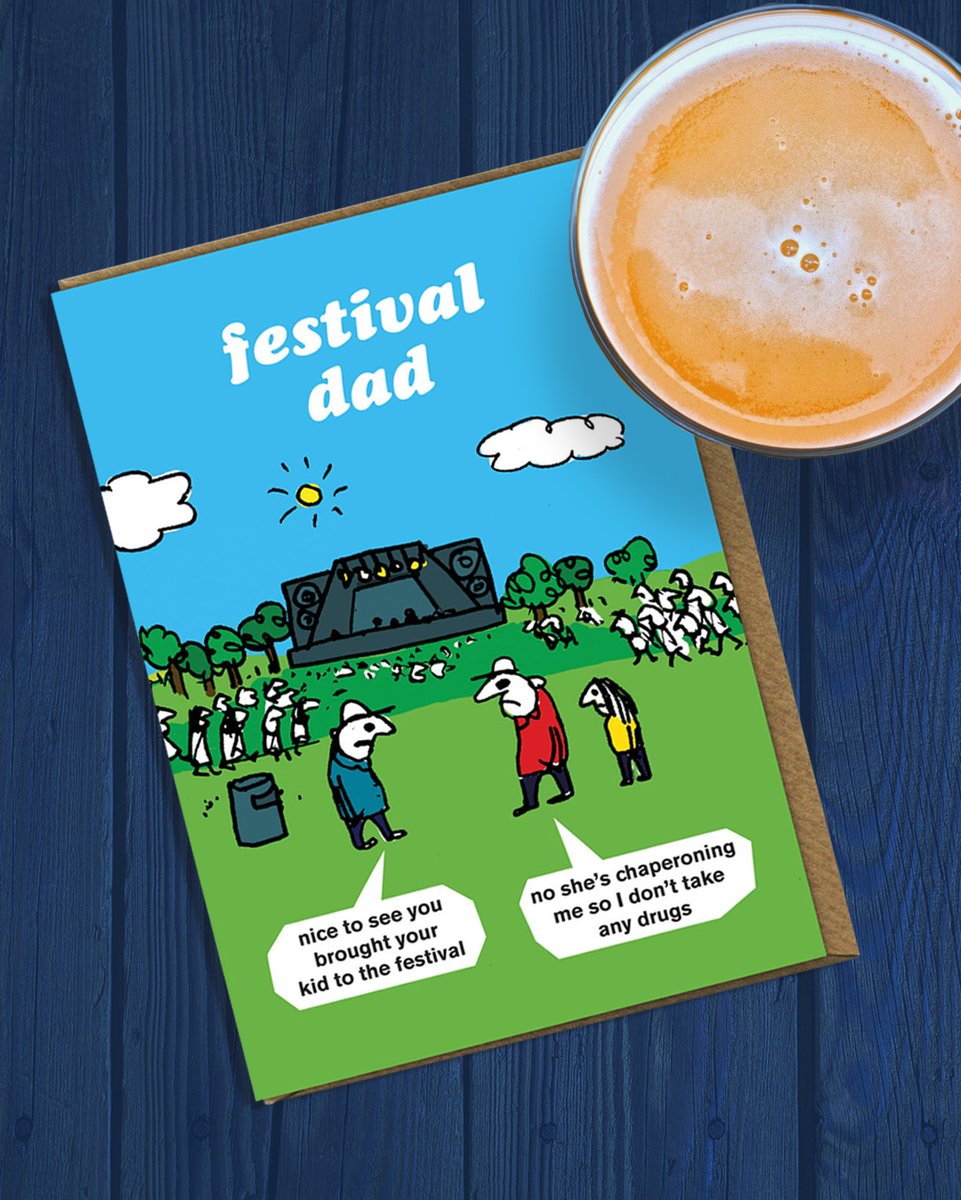 Here’s to the dads who never lost the rave. 💥🕺

brainboxcandy.com/funny-birthday…

#funnycards #moderntoss #birthdaycards #brainboxcandy #glastonbury2025 #FestivalSeason #raddads #oldraver