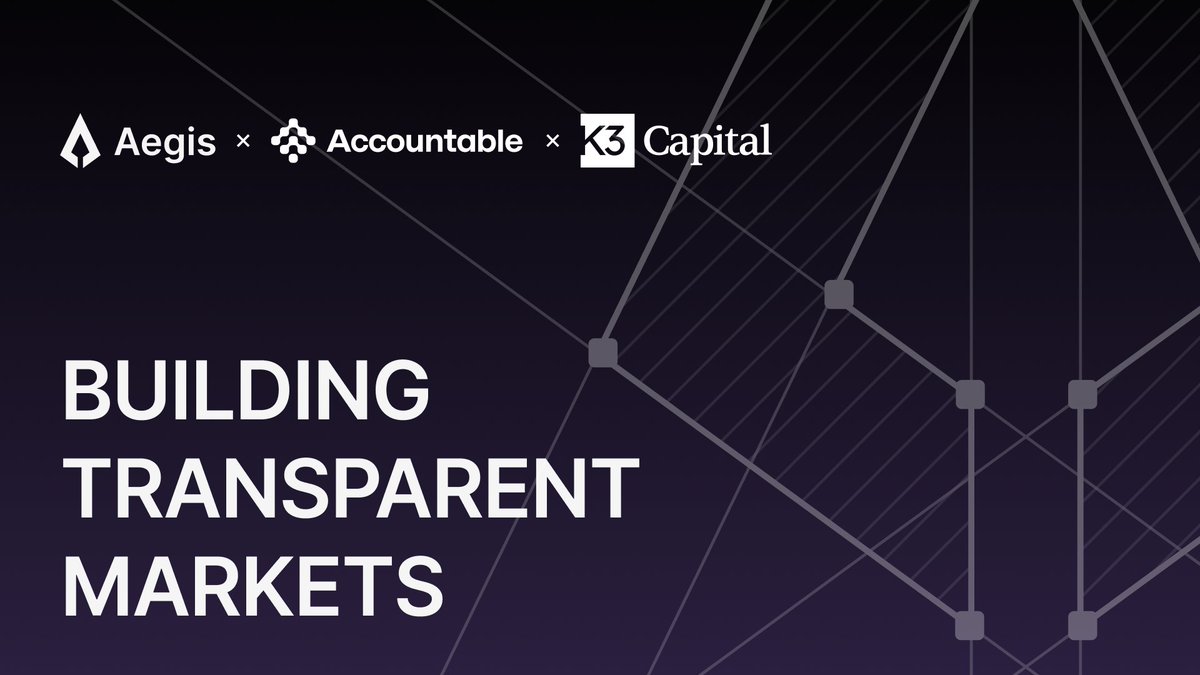 Proud to join forces with <a href="/AccountableData/">Accountable</a> and <a href="/k3_capital/">K3 Capital</a> to build verifiable, data-driven markets.

Check out how we’re setting new standards for Proof of Reserves, disclosures, and trust in DeFi.