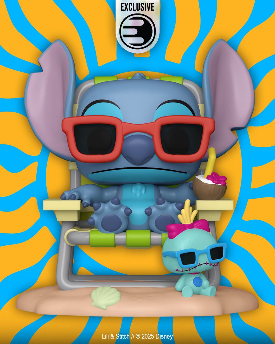 Celebrate 626 Day! 🌺☀️ Kick back with Stitch in his sunlounger and bring home this fantastic Entertainment Earth Exclusive Funko Pop!. The perfect addition to your ohana!💙 buff.ly/CqN5q0i