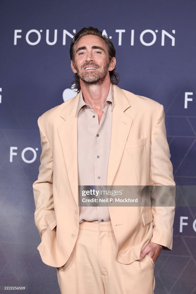 Lee Pace in London for Foundation Season 3 Photo call on June 26th.