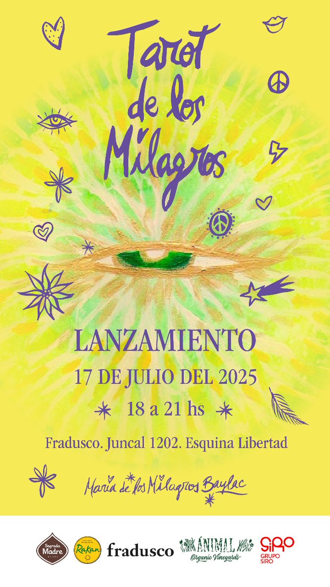 Mi hija lanza su libro el 17 de julio en CABA, tarot de los Milagros. Orgullo de padre. Magnífica obra si le gusta el tarot