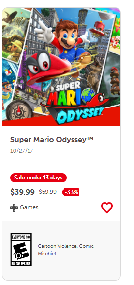 DJK1NG_Gaming's tweet photo. Wait! I thought Nintendo never put their games on sale? https://t.co/eGEd8I9Ujx