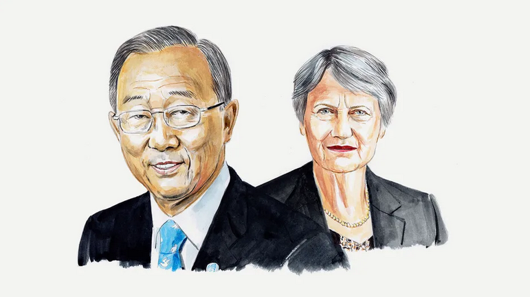 TheUNTimes's tweet image. #UN80 | "It is unsurprising that in today’s world certain leaders want to see the #UN on its knees, and to shrug off what they see as the tedious constraints of the rule of law", write Ban Ki-moon and @HelenClarkNZ at @TheEconomist. economist.com/by-invitation/…