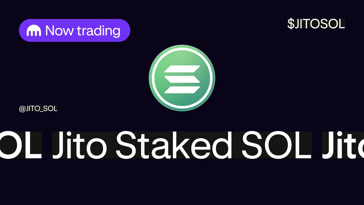 krakenfx's tweet image. 📣 #JITOSOL @jito_sol is now live on Kraken!

Deposits &amp;amp; withdrawals are already open

Trading is live ⤵️
p.k.xyz/9f1e/p0bmab4e