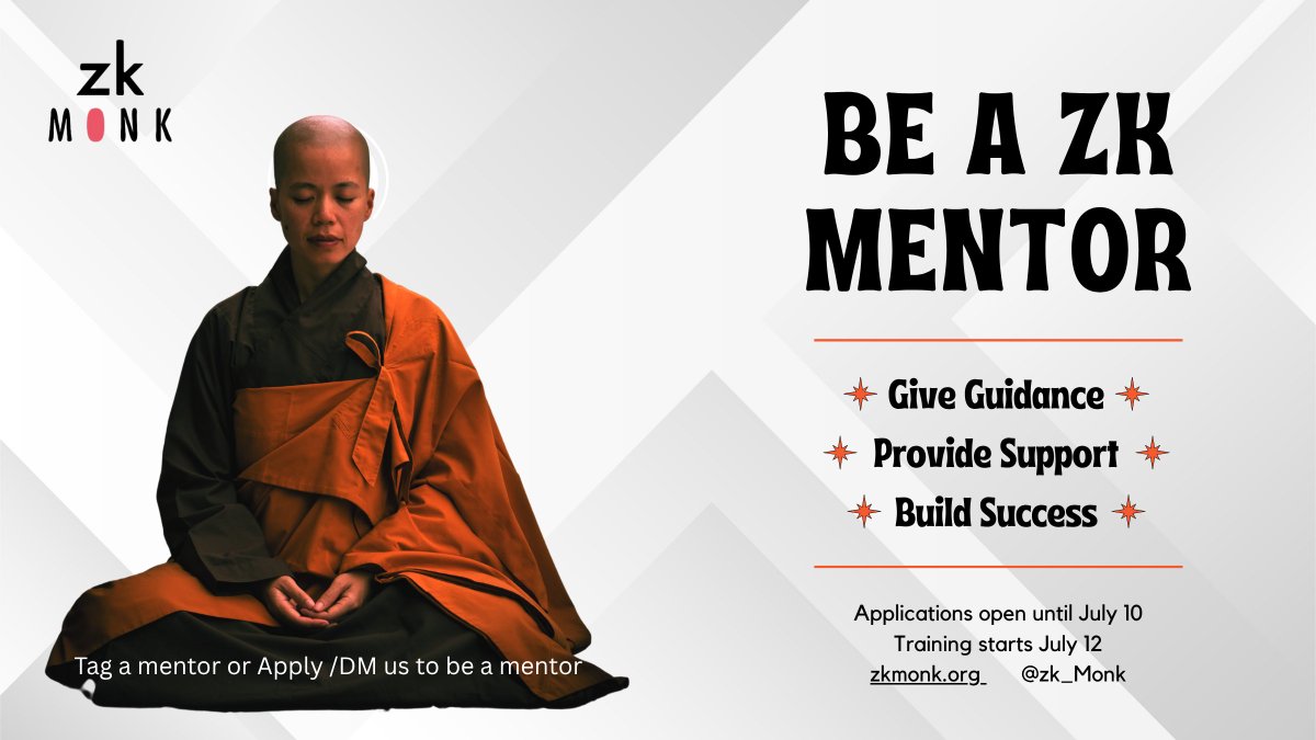 #zkgm 

As we are nearing July, we are looking &amp; setting the stage for our #zkForge Bootcamp to kickstart.

Calling/Inviting exceptional ZK Wizards, Builders, Educationist &amp; Cryptography Researchers!

Who feels that they need to give it back to the ZK ecosystem.

We’re looking