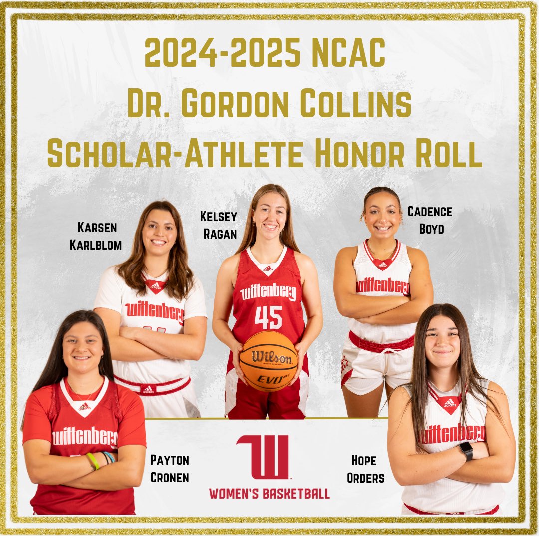 Congrats to our FIVE of our student-athletes for being recognized on the NCAC Dr. Gordon Collins Scholar Athlete Honor Roll!  #NCAC #TigerUp