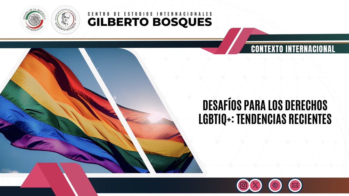 🏳️‍🌈 | #Uruguay🇺🇾, #Canadá🇨🇦 y #Tailandia🇹🇭 son ejemplos de países que han logrado avances legislativos en matrimonio igualitario y adopción para parejas del mismo sexo. 
➡️centrogilbertobosques.senado.gob.mx/analisisinvest…