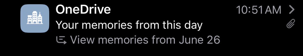 OneDrive helpfully sent me an email of snapshots of my "memories" on this day. It was just porn from 2018.

Thank you Microsoft. This gooning's for you.