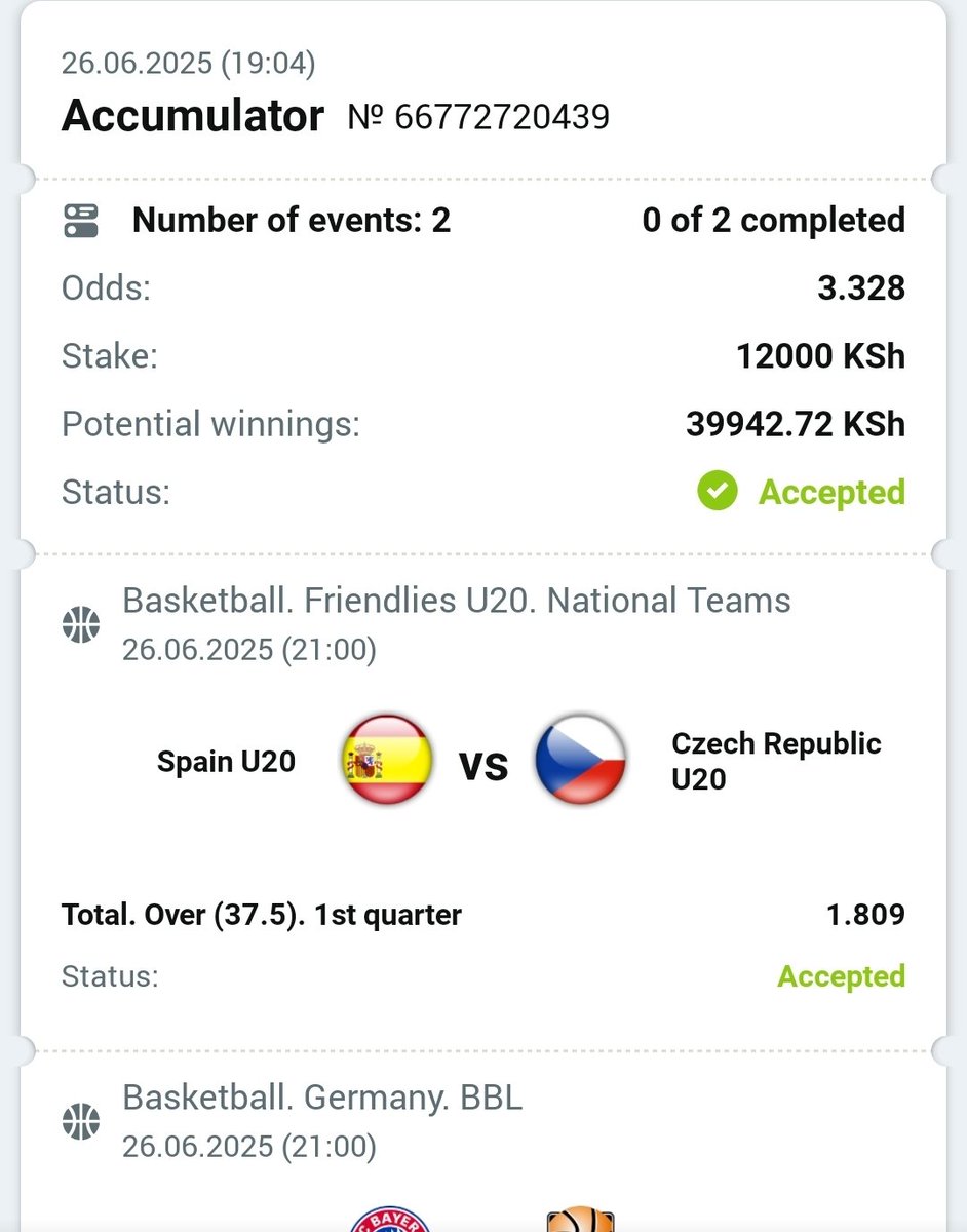 Easy Basketball 🤑🏀
3 odds only.

WINWIN 🟢

Register: bit.ly/49XJA3S
Use Promocode: IPOSIKU

Slip code: 5NJP8