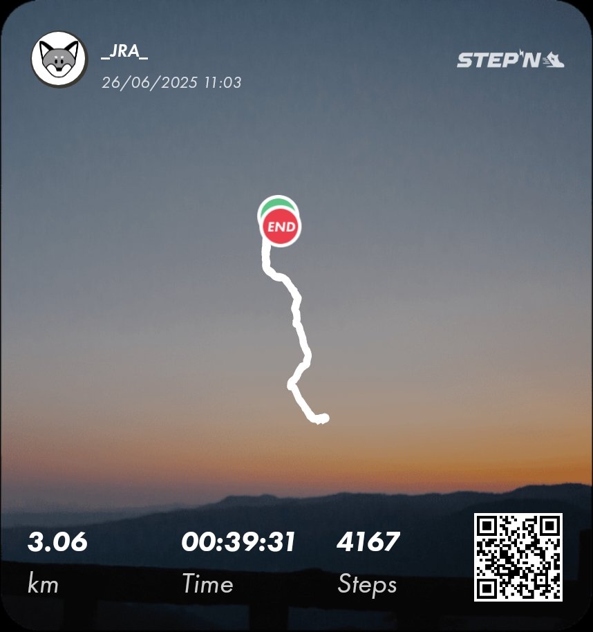 shurfin3's tweet photo. @agocripto Today was not bad, although I went earlier in the morning, the heat was already noticeable.
#STEPNHOT https://t.co/0OwF3OUaex