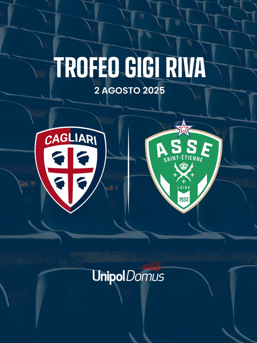 Nasce il “Trofeo Gigi Riva” ⚡️1️⃣1️⃣⚡️
Appuntamento il 2 agosto all’Unipol Domus 📆

Qui tutte le info ➡️ cagliaricalcio.com/news/cagliari-…